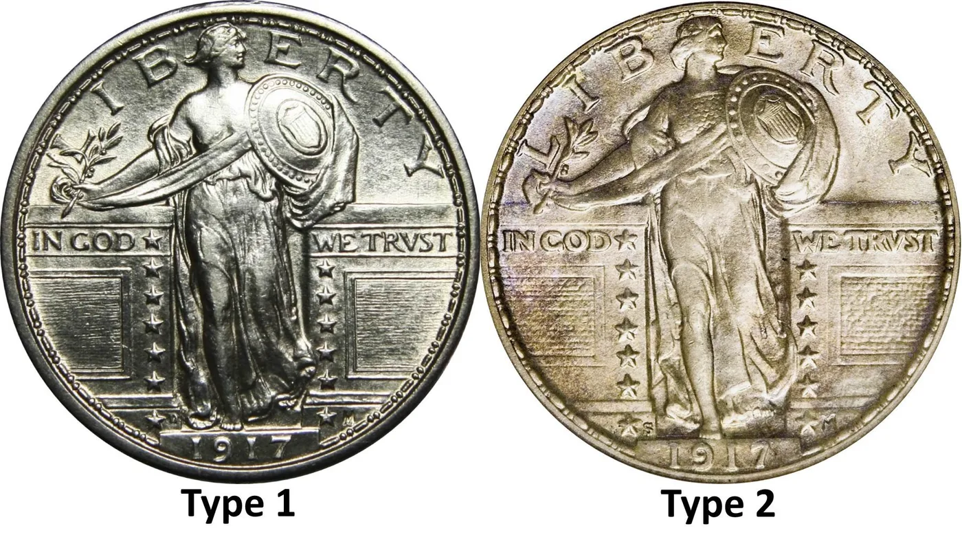 1917 S Standing Liberty Quarter Type 1 NGC MS63 FH Full Head