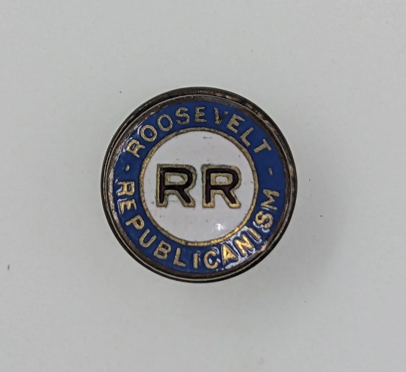 1912 Theodore Roosevelt Progressive Lapel Stud RR Roosevelt Republicanism