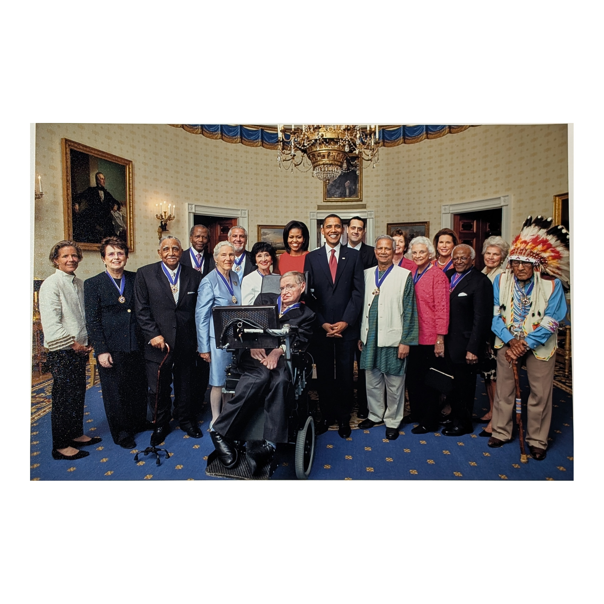 2009 Presidential Medal of Freedom Recipients Official White House Photograph, the 2009 recipients with the Obamas