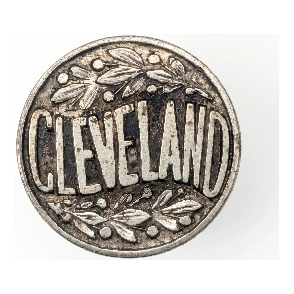 1888 Grover Cleveland Clothing Button DeWitt GC 1888-42 White Metal