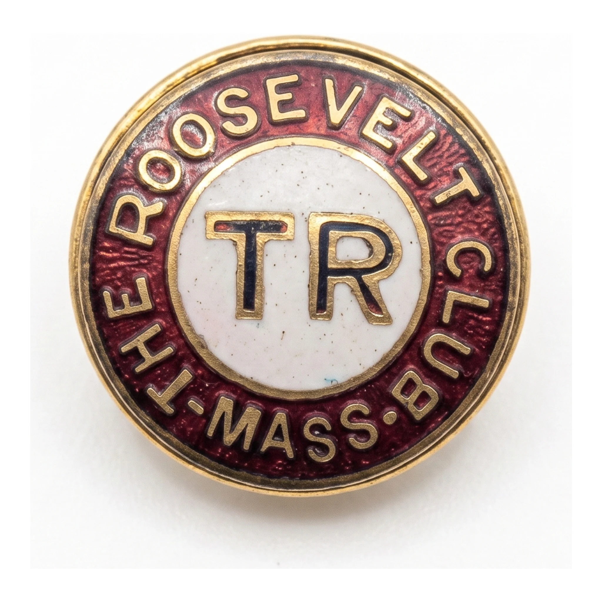 Face, The Roosevelt Club Mass. with TR monogram