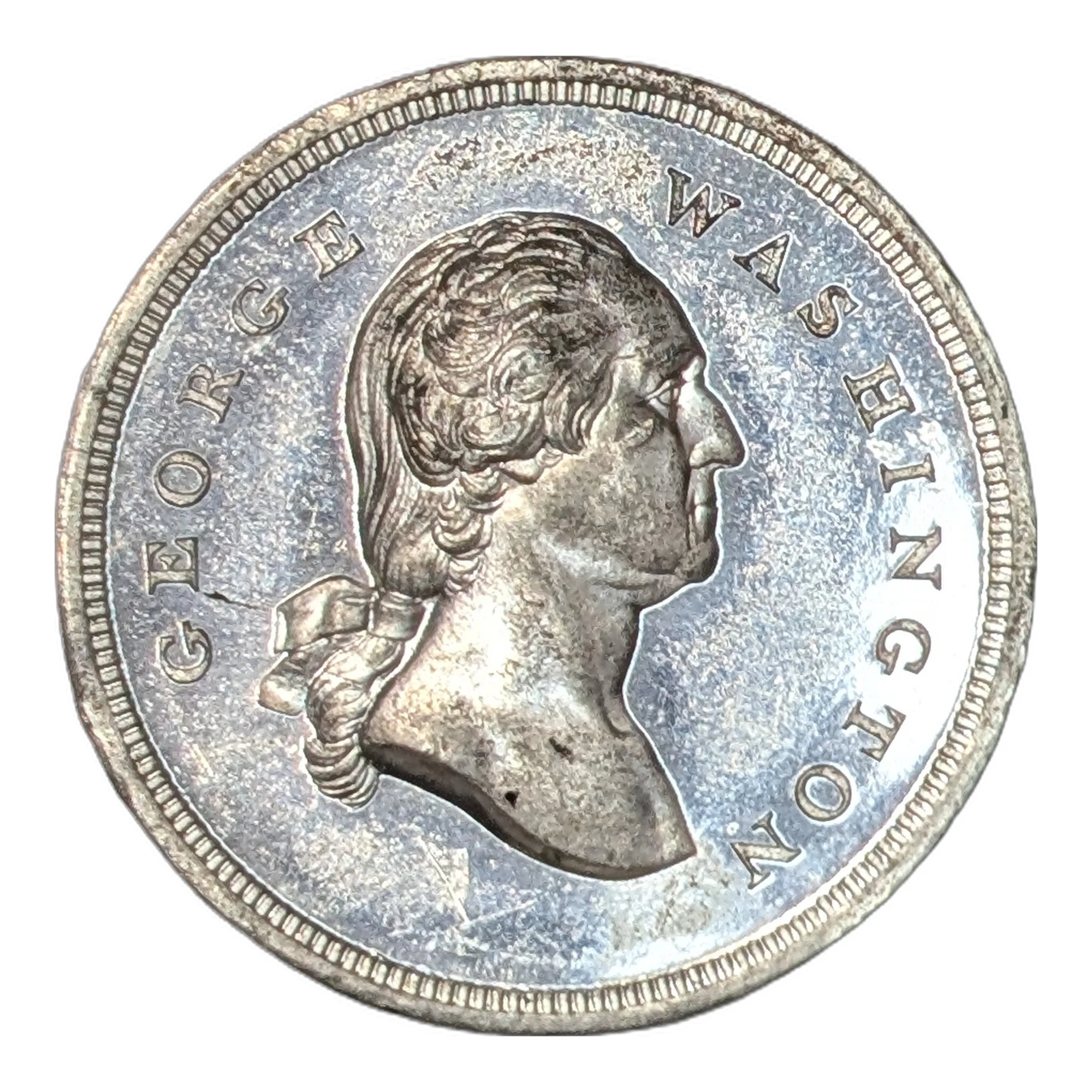 Obverse, bust of Washington