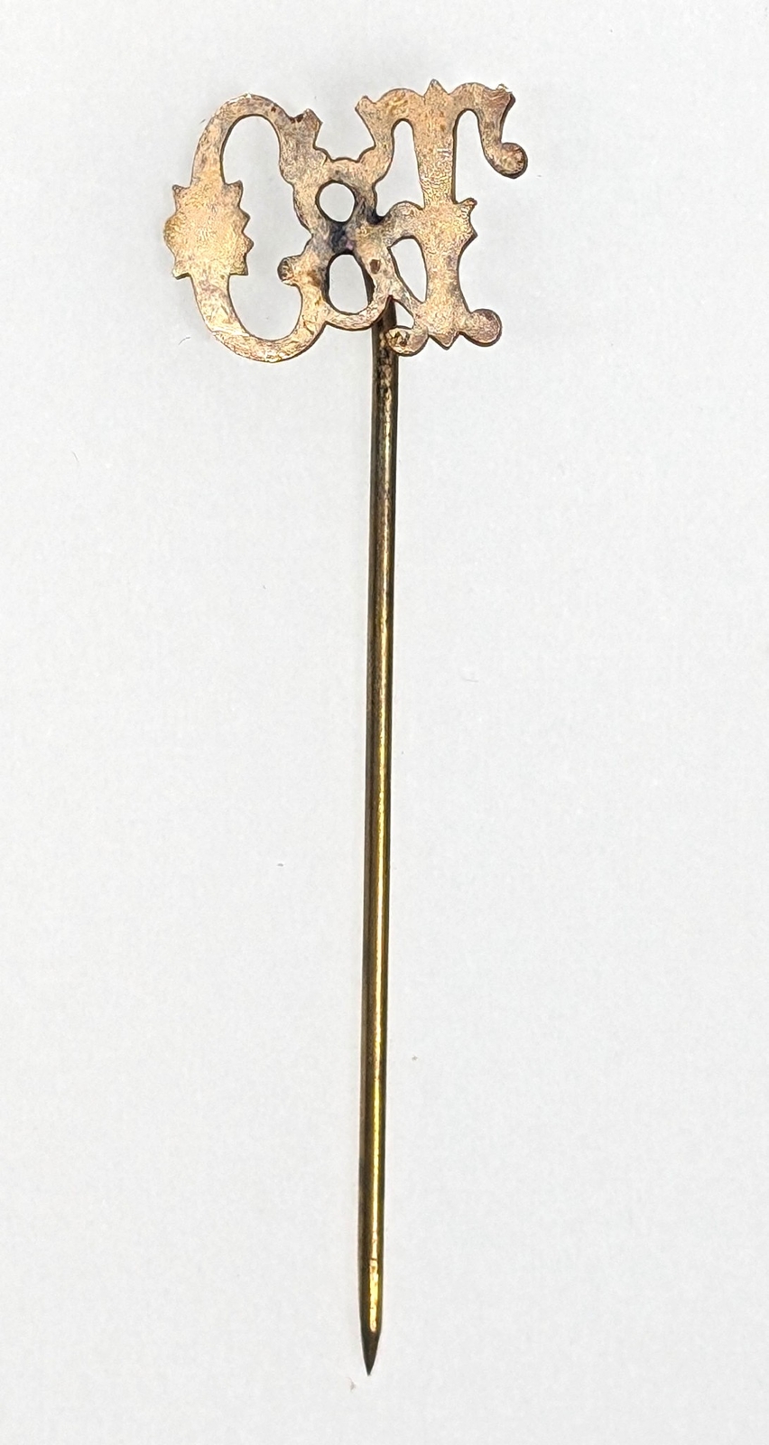 1888 Grover Cleveland C&T Campaign Pin DeWitt GC 1888-39 Tin Shell Long Shank