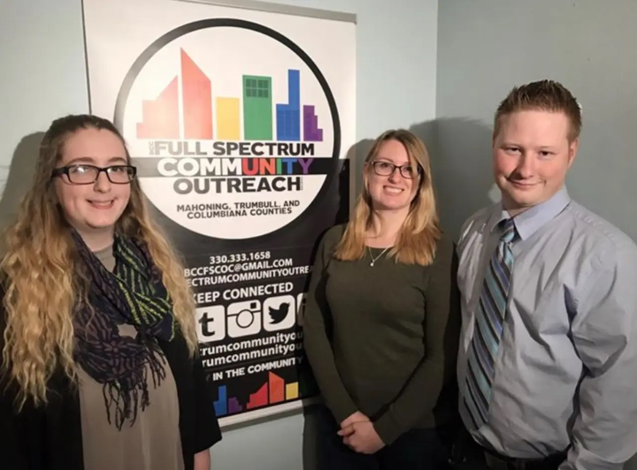 Full Spectrum Community Outreach founders Emily Coelho, Payton Cram, and Tim Bortner