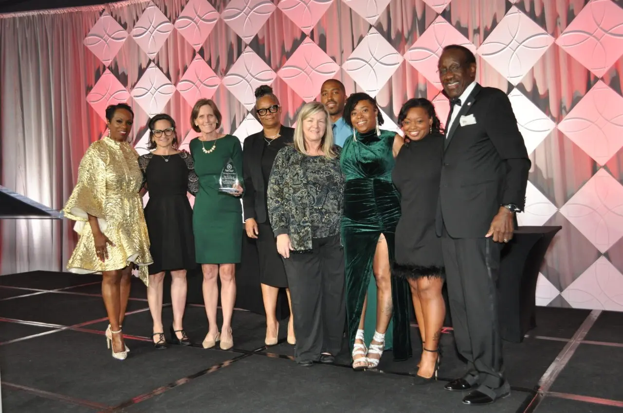 Greater Phoenix Urban League staff and honorees on stage at the annual awards dinner