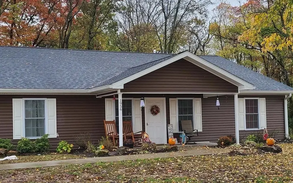 Exterior view of a community residential home operated by KCARC in Vincennes