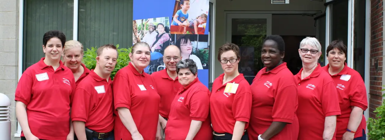 Self-advocates participating in Minute Man Arc community programs