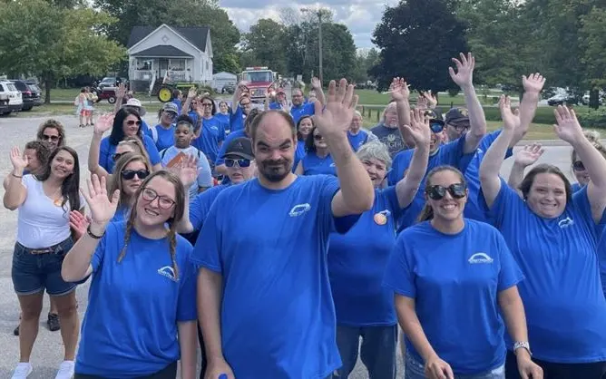 Sweet Owen Industries Arc direct support professionals and staff members gathered together