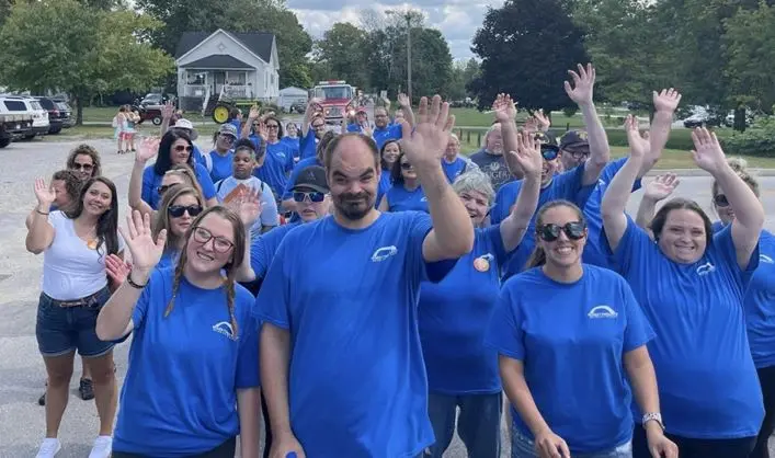 Sweet Owen Industries Arc direct support professionals and staff members gathered together