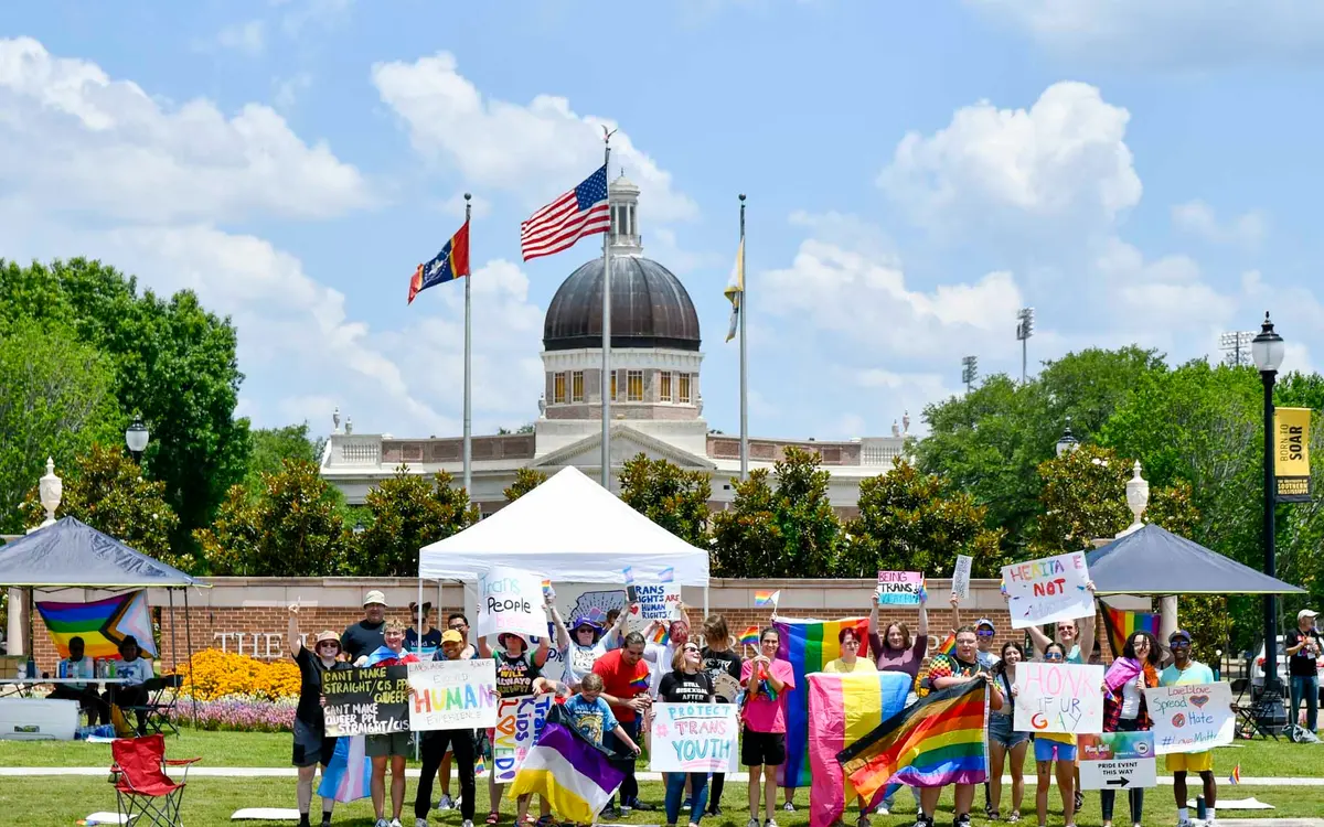 Community gathering at The Spectrum Center of Hattiesburg