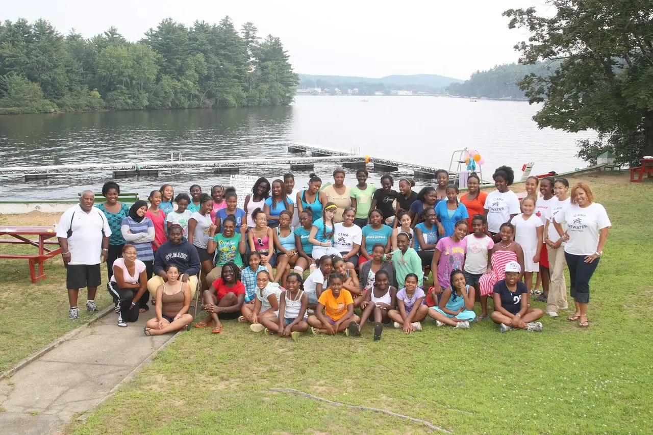 Urban League team members and community participants at an outdoor gathering