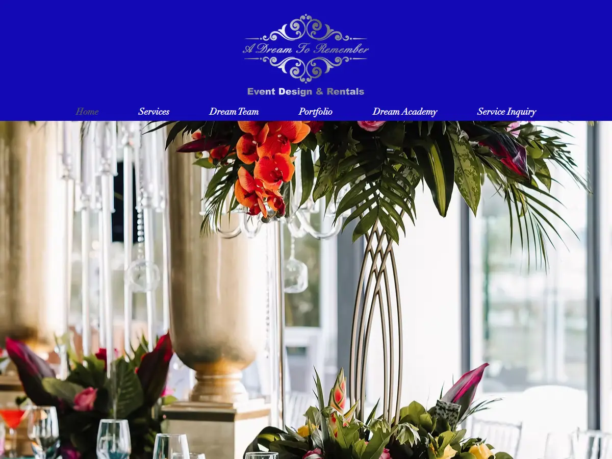 A Dream To Remember Events, LLC website