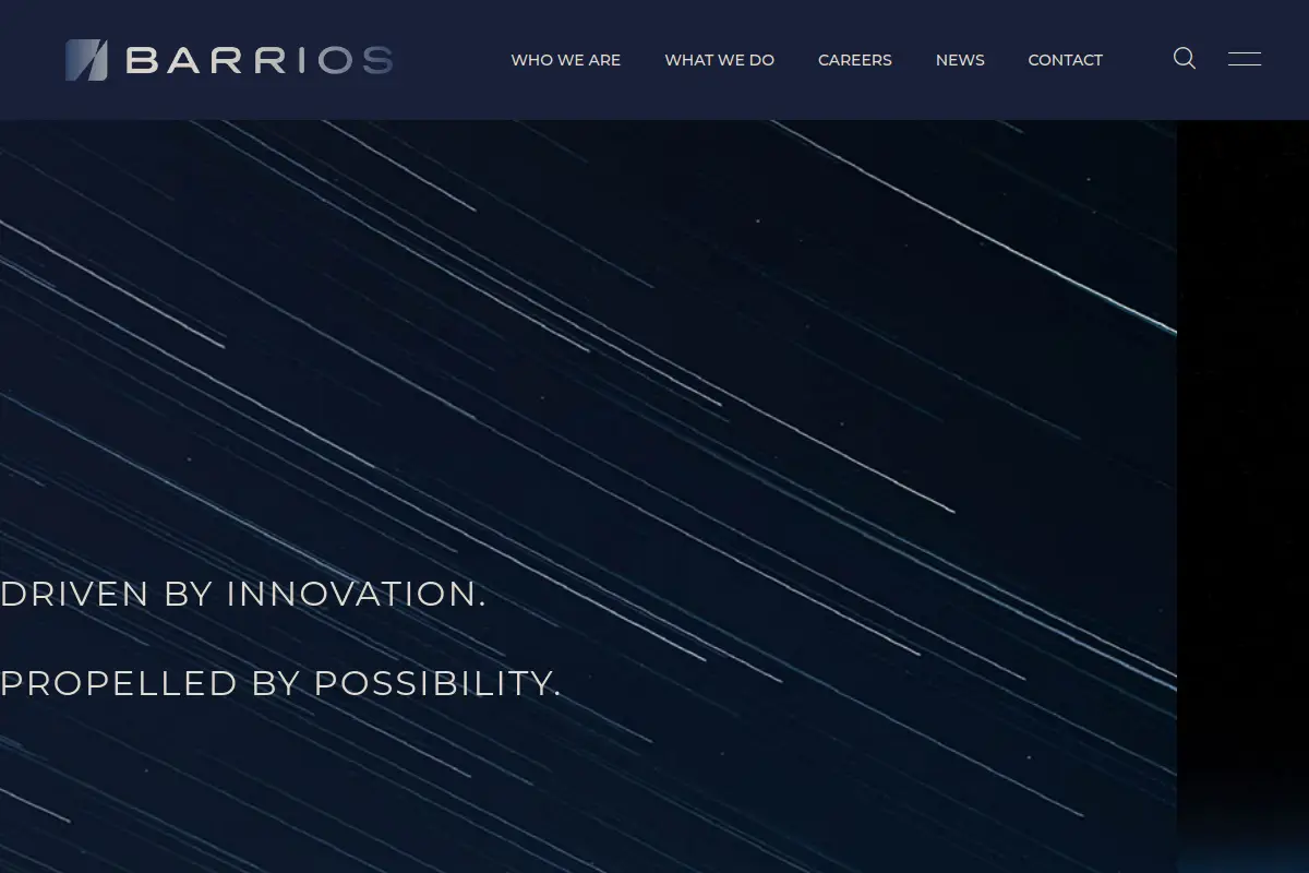 Barrios Technology website