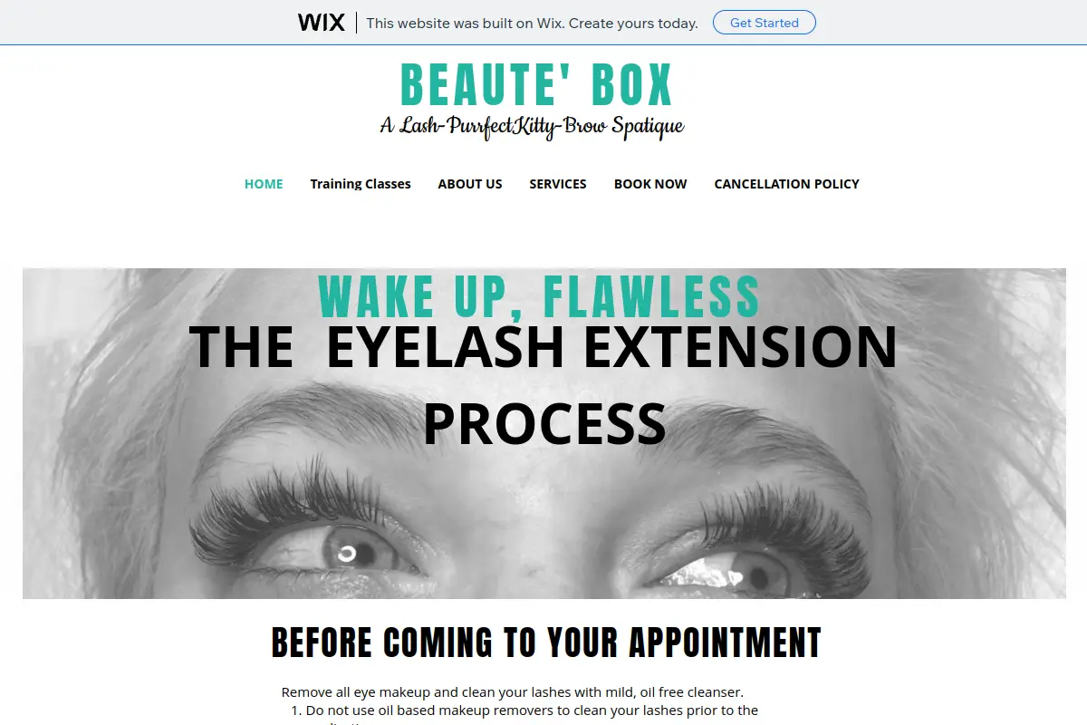 Beaute Box website