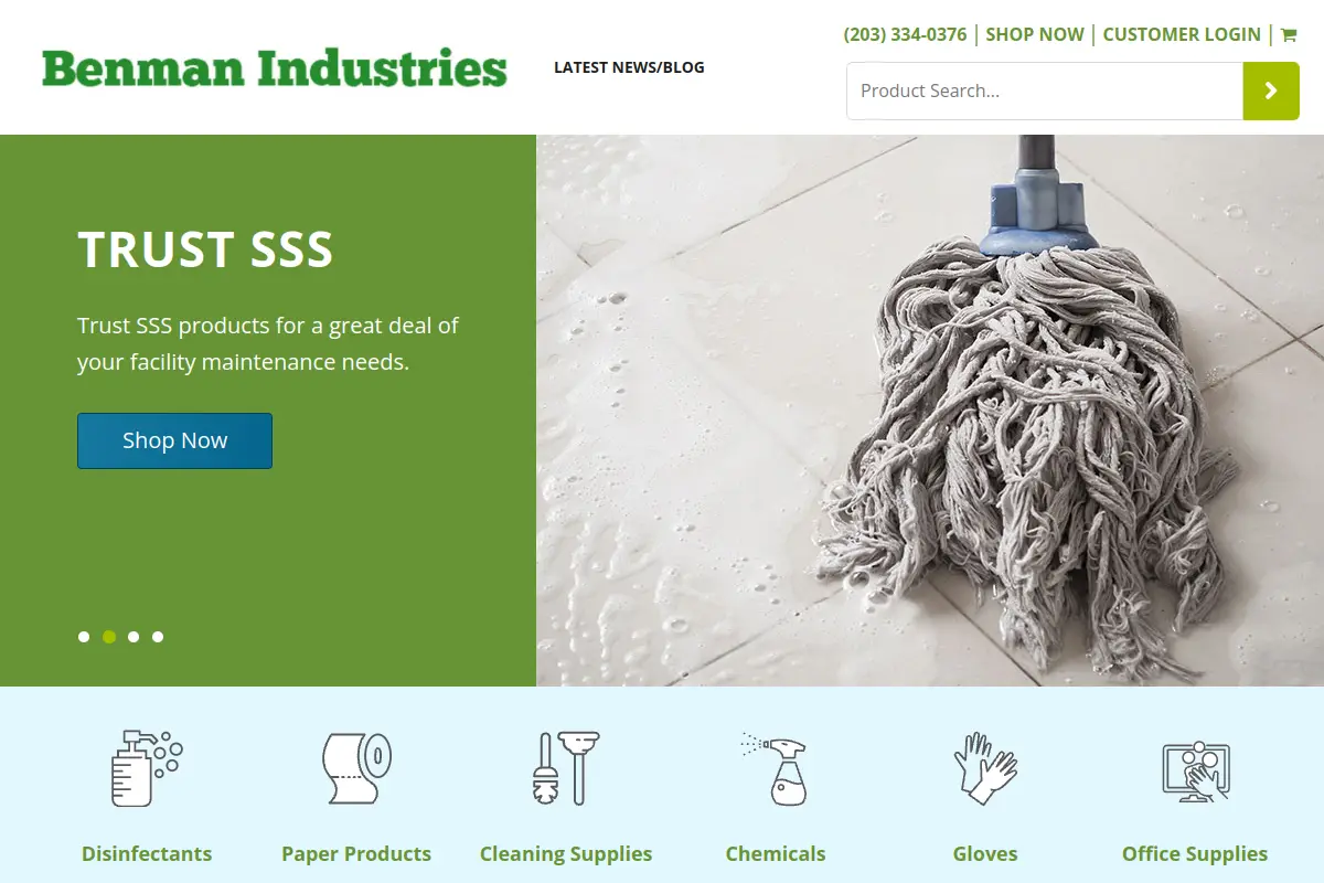 Benman Industries website