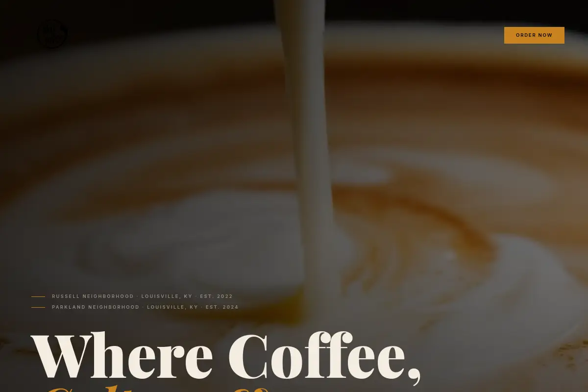 Blak Koffee website