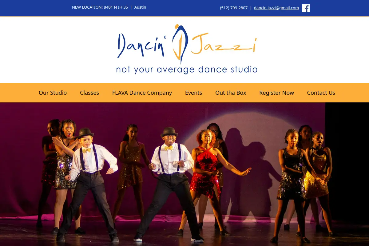 Dancin' Jazzi Dance Studio website