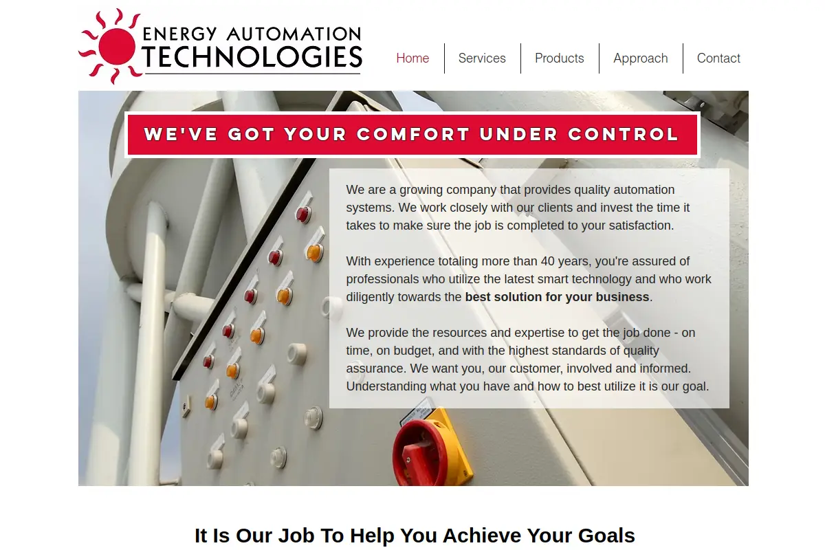Energy Automation Technologies, INC. website