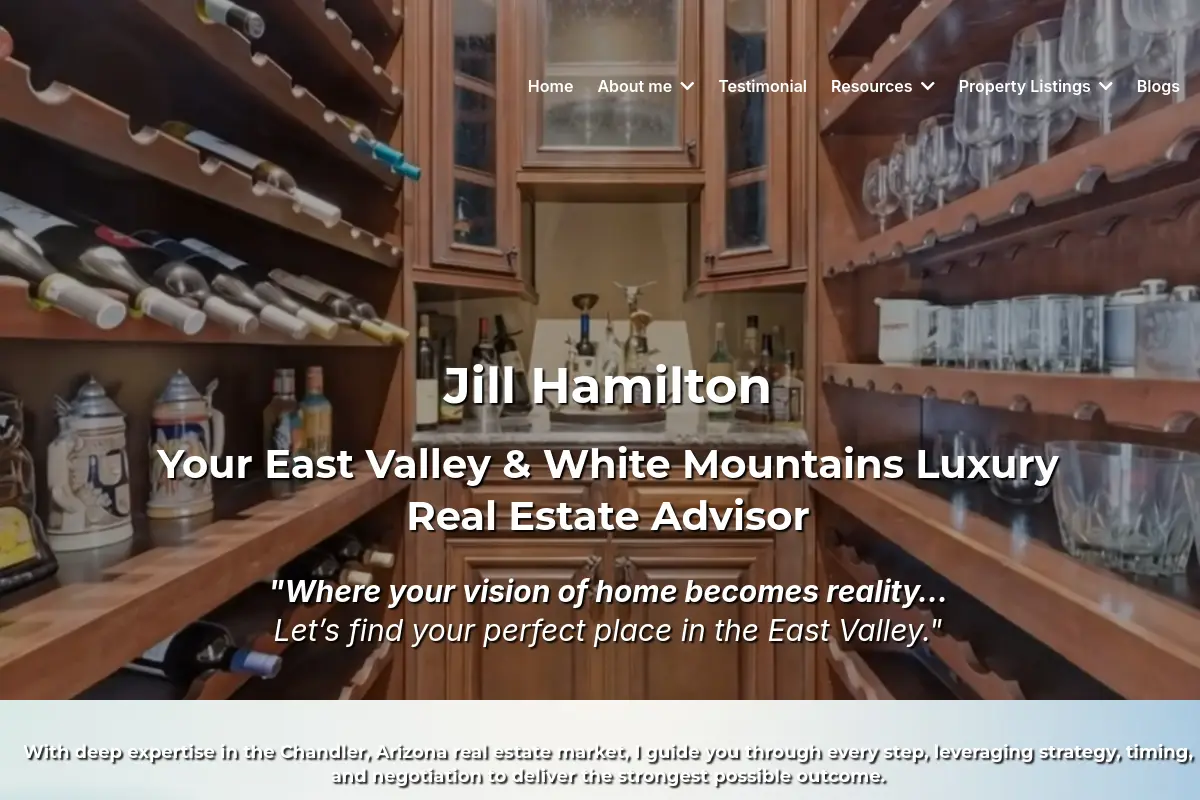 Jill Hamilton, REALTOR® at West USA Realty Luxury Division website