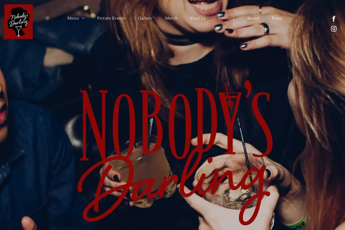 Nobody's Darling website