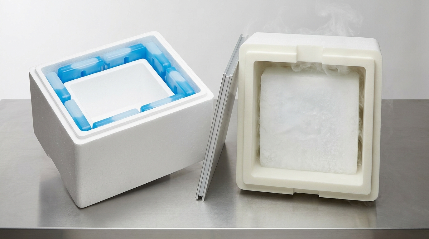 Cold Chain Packaging: Gel Packs, Dry Ice, and PCMs